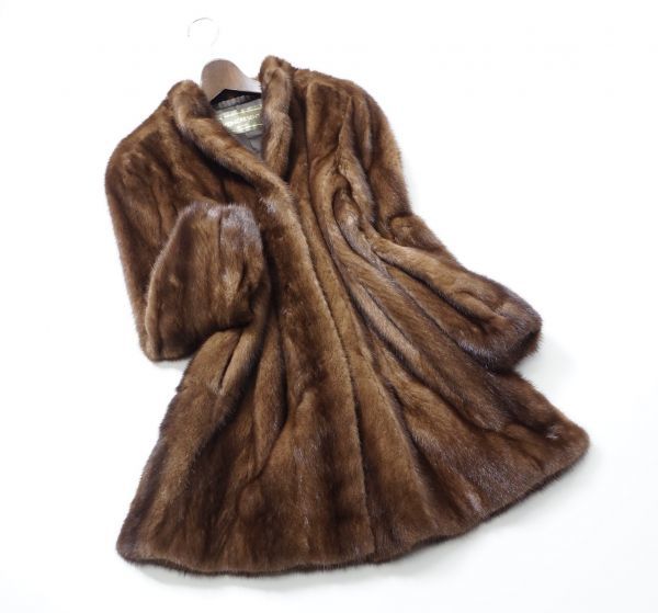 MOON CRESCENT ブラウンファーコート MOON CRESENT MINK ミンク ハーフ