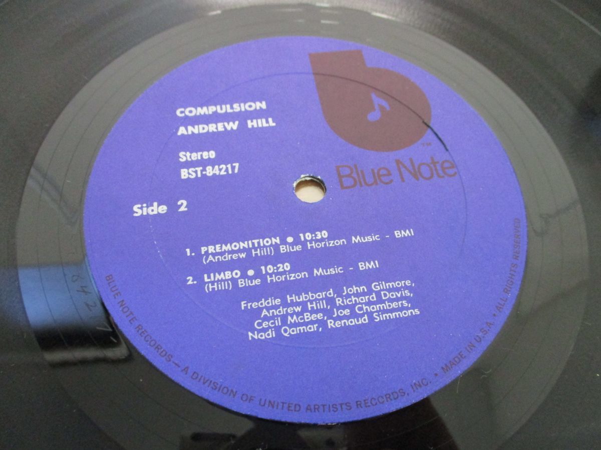 アンドリュー・ヒル / コンパルション US盤 LP ブルーノート アンドリュー・ヒル / コンパルション US盤 LP ブルーノート