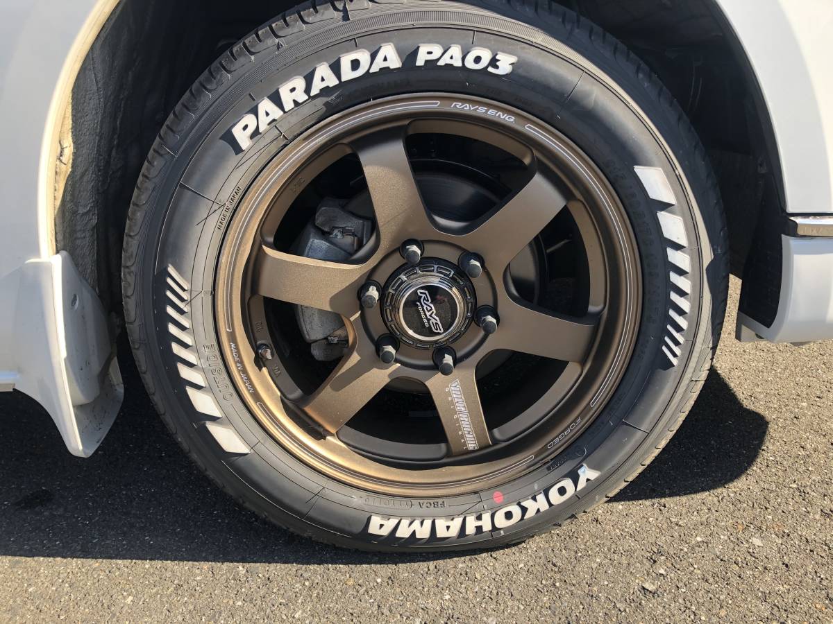 mハイエースTE37 YOKOHAMA PARADA PA03 17インチ ハイエースTE37 YOKOHAMA PARADA PA03 17インチ