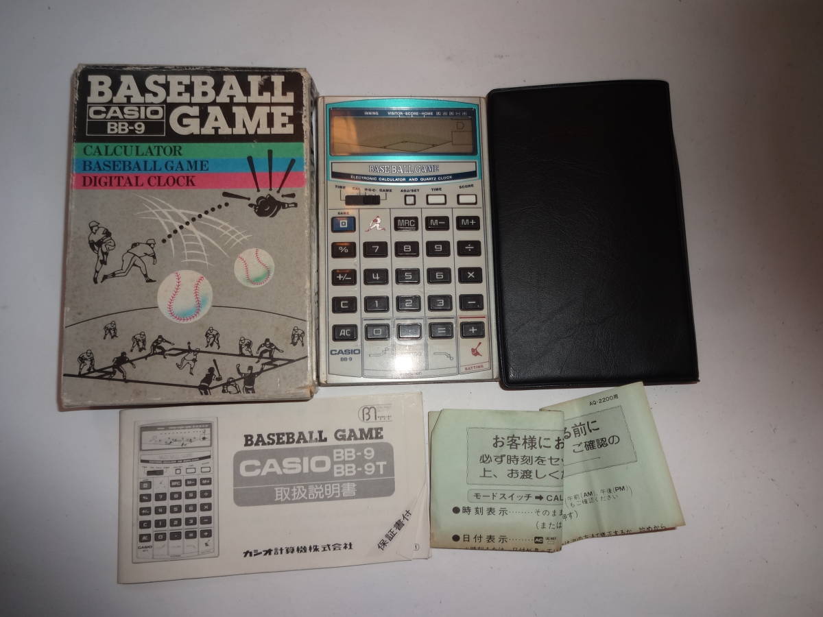 CASIO ゲーム電卓 BASEBALL GAME BB-9野球ゲーム カシオ