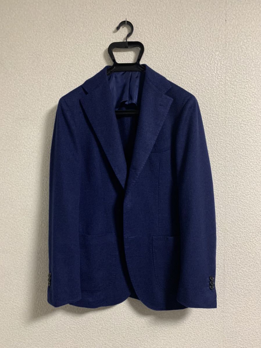 【トラ吉】ビームス ブリッラ ロロピアーナ アルパカ混　3Bジャケット ビームス ブリッラ ロロピアーナ アルパカ混 3Bジャケット ネイビー系
