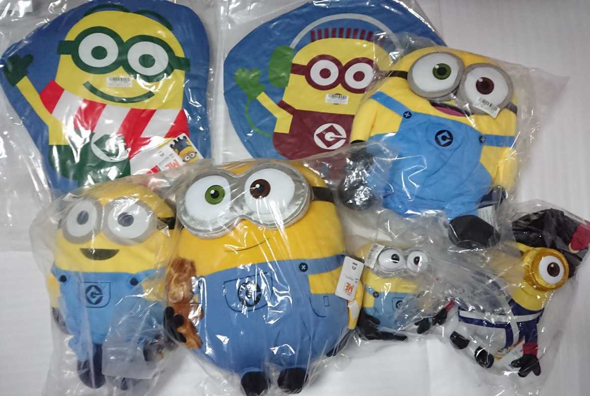新品 7セット ミニオン ボブ ギガジャンボ ティムといっしょ ティッシュケース ギミック ぬいぐるみ 新品 レア ミニオンズ クッション の落札情報詳細 ヤフオク落札価格情報 オークフリー スマートフォン版