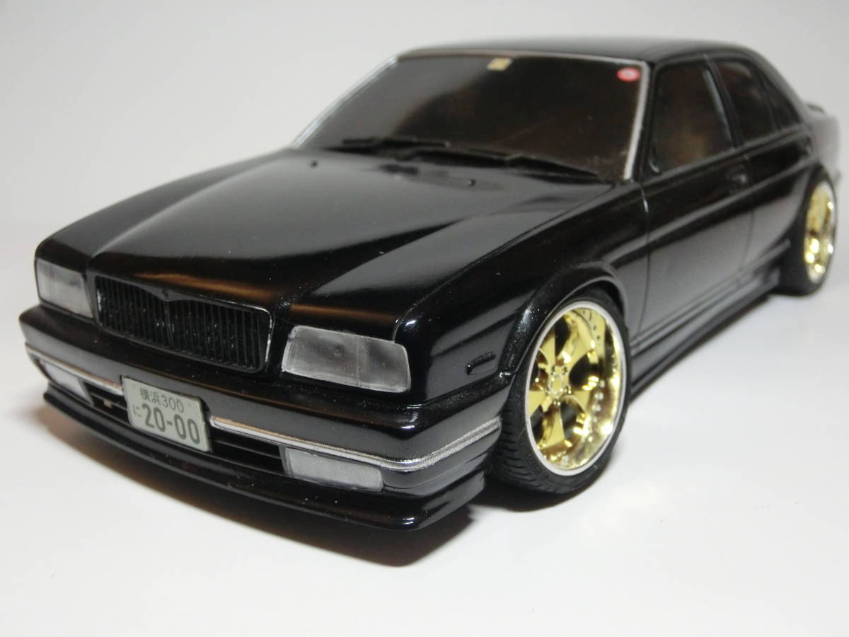 ジャンク アオシマ 1/24 VIP NISSAN CIMA Y32 日産シーマ 両側サイド