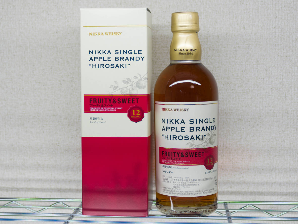 ニッカ 500ml シングル アップルブランデー弘前12年 ☆限定☆ニッカ
