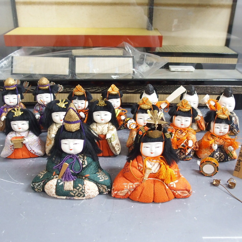 芳山作 木目込み 雛人形