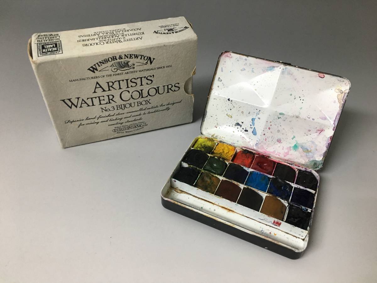 ba4/91 稀少 4分割パッレト WINSOR&NEWTON ウィンザー&ニュートン
