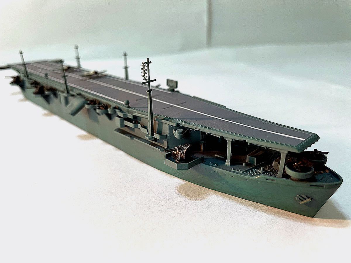 精密塗装済み 完成品 日本海軍 航空母艦 沖鷹 艦載機付き 大日本帝国