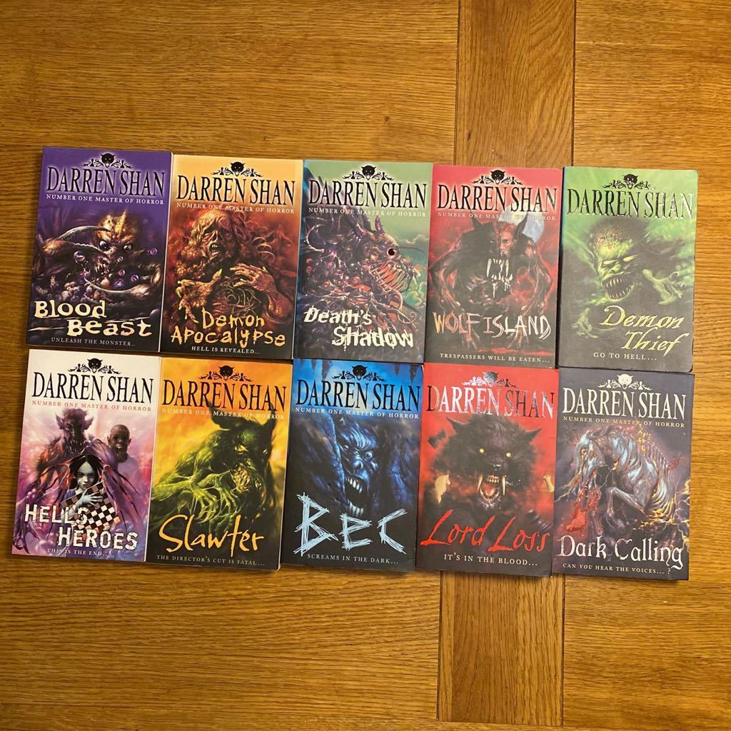 ダレンシャン　英語　洋書　セット 洋書 英語小説 DARREN SHAN ダレン.シャン10冊セット の落札情報詳細