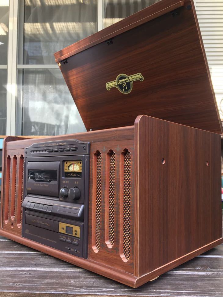 コロンビア GP-28 CD ラジオ カセット レコード マルチプレイヤー