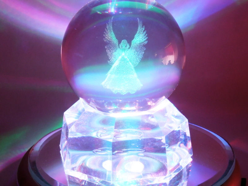 美品】 レインボー オブジェ 3D アートインテリア置物