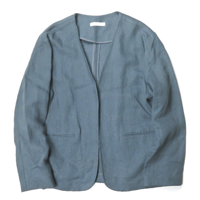 seya. collarless jacket リネン ノーカラージャケット seya. collarless jacket リネン ノーカラージャケット(seya