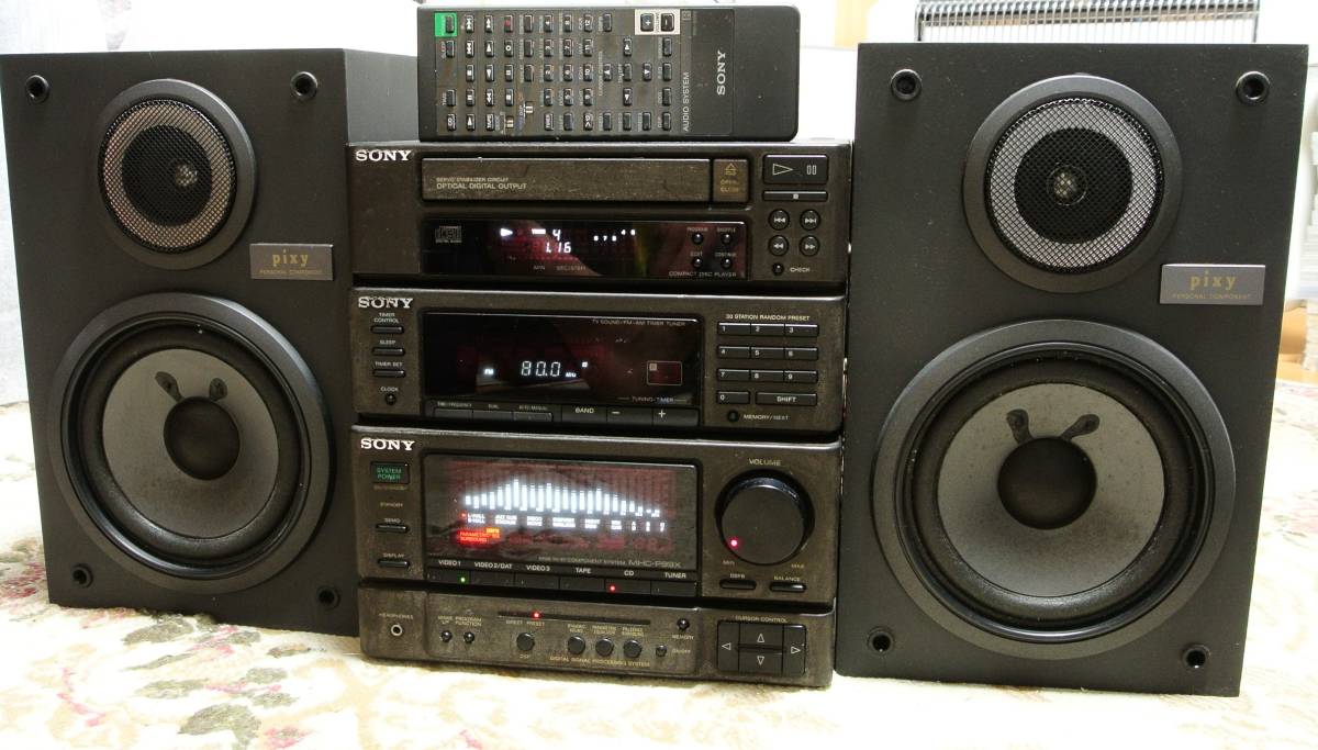 ☆ SONY PIXY TA-P99X CDP-P99X ST-P99X SS-P33 CCD-001 リモコン付き ☆ SONY PIXY TA-P99X CDP-P99X ST-P99X SS-P33 CCD-001 リモコン付き