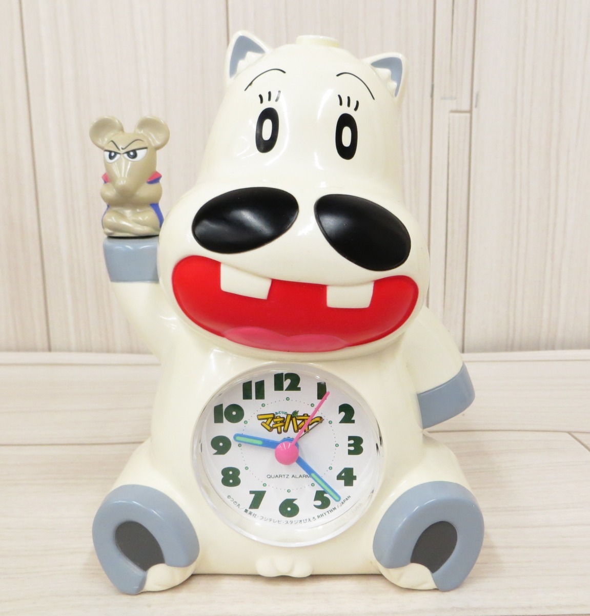 リズム時計工業 みどりのマキバオー おしゃべり目覚まし時計 未 リズム時計工業 みどりのマキバオー おしゃべり目覚まし時計 未