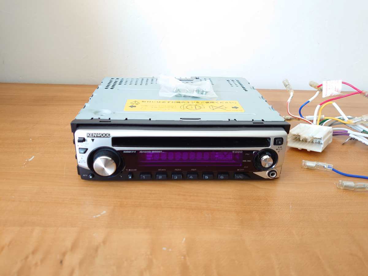 ケンウッド DPX-6200M カーステレオ MD＆CDデッキ 旧車 現状