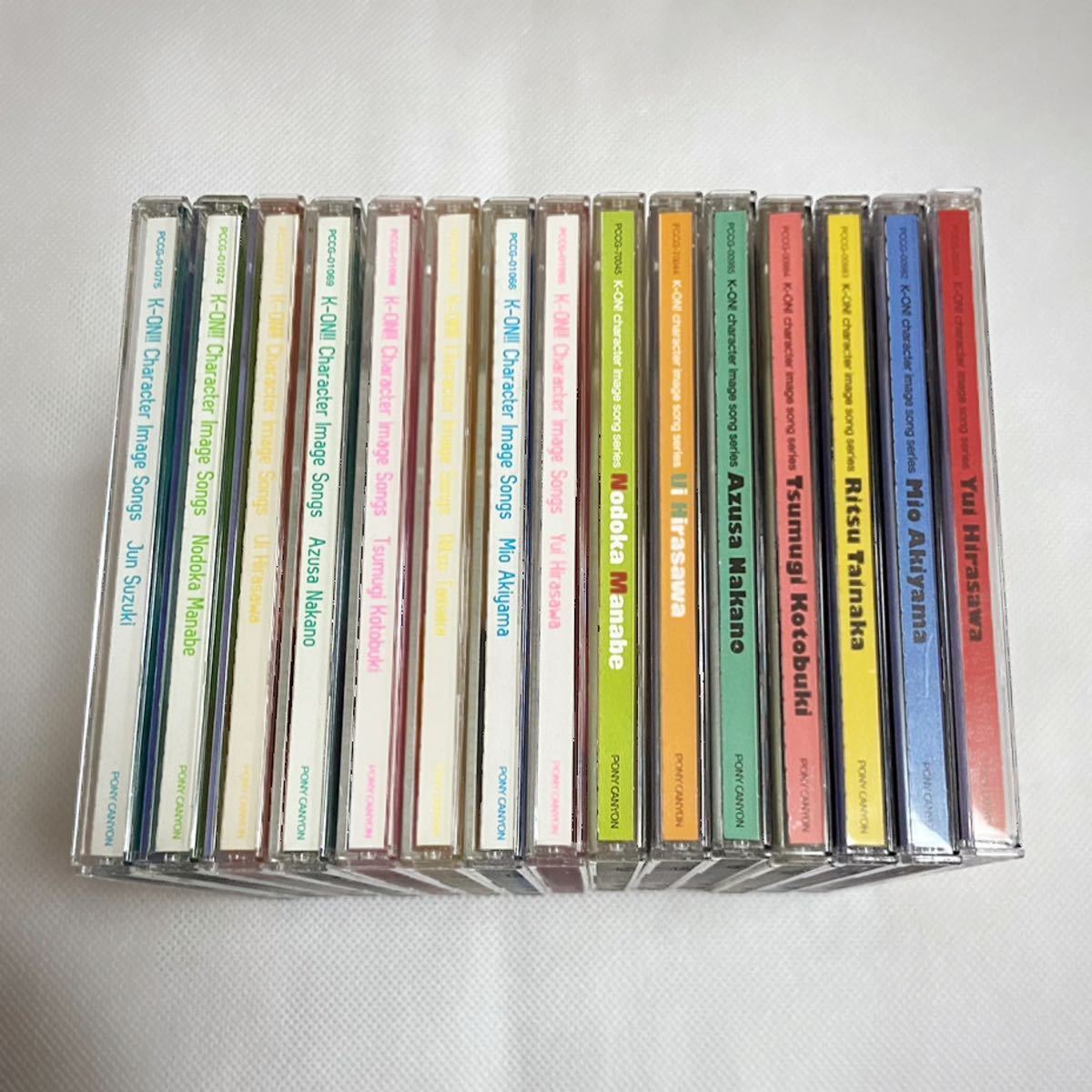 けいおん】キャラクターイメージソング CD ◇全セット 平沢唯 秋山澪