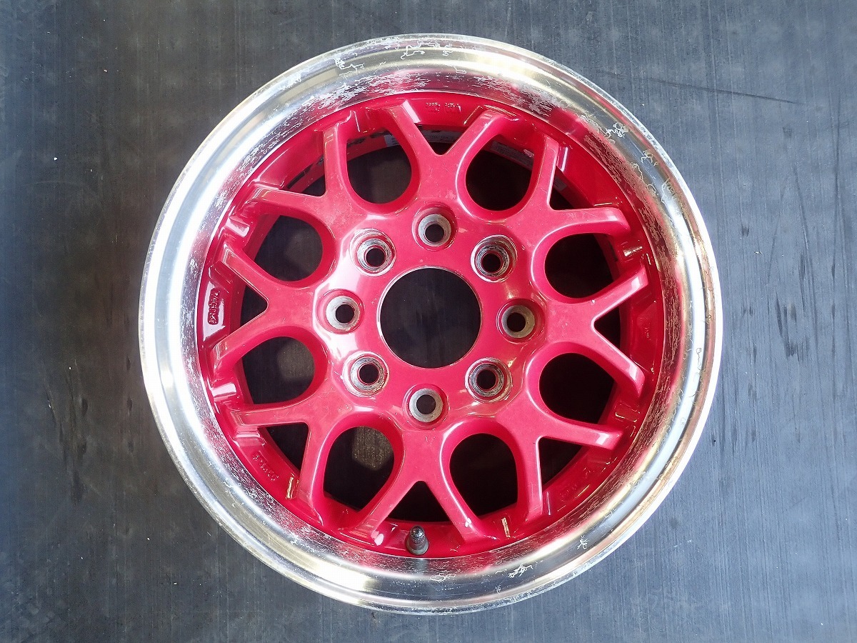 レーシングスパルコ　13インチ　当時物　pcd110 pcd114.3 マルチ Sparco 13インチホイール 110/114.3マルチ レーシングスパルコ