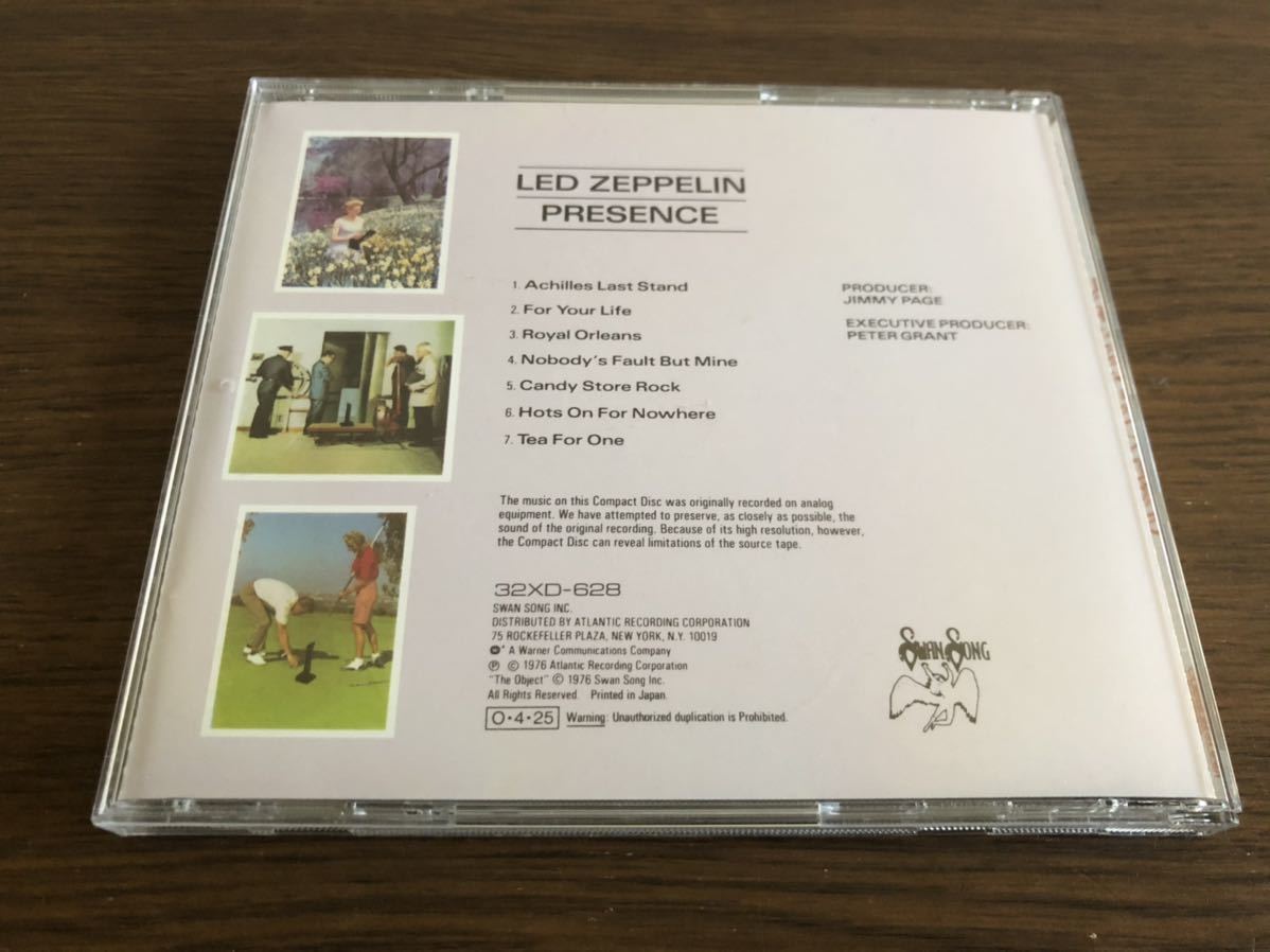 LED ZEPPELIN PRESENCE 32XD-628 旧規格 未開封 Yahoo!オークション