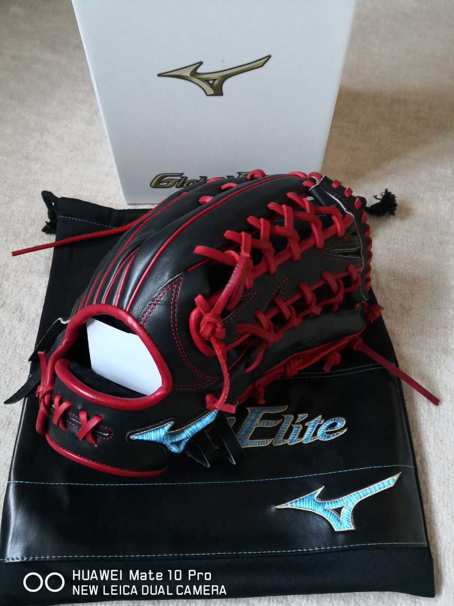 グローバルエリート 軟式外野手用 ダイバーシティブルー ミズノ 左投げ