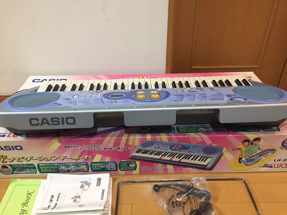 CASIO LK-39 光ナビゲーション 電子ピアノ キーボード カシオの落札