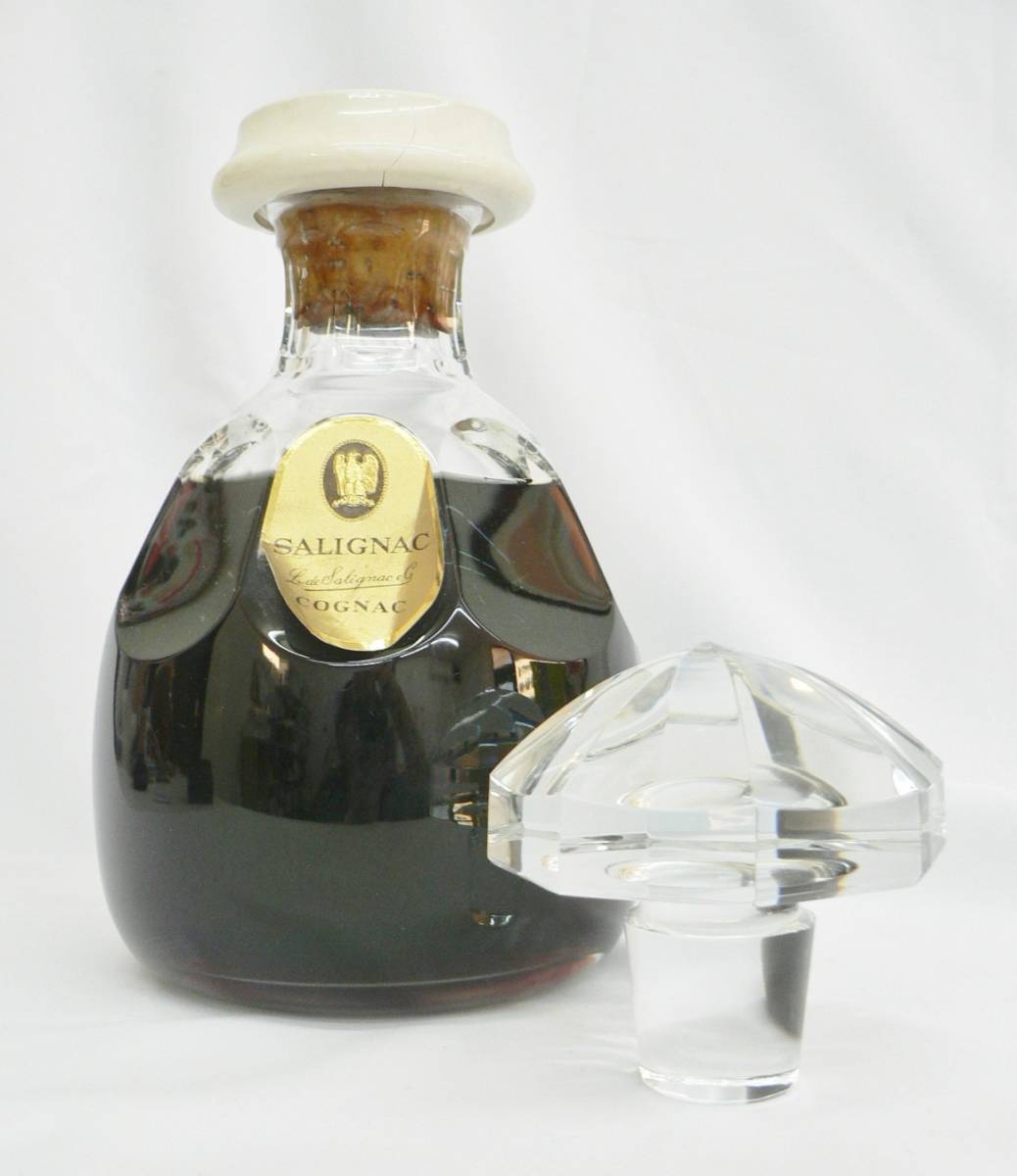 バカラボトル　SALIGNAC コニャック 70cl 40% SALIGNAC サリニャック バカラボトルの落札情報詳細 - Yahoo