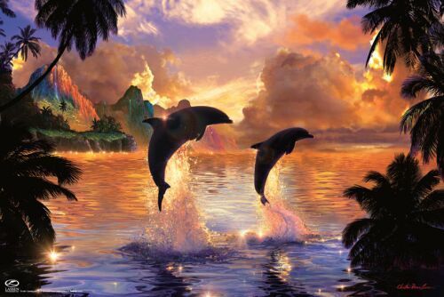 新品 Tx 1851 クリスチャン ラッセン Celestial Harmony セレッシャル ハーモニー イルカ ポスター 新品 即決 の落札情報詳細 ヤフオク落札価格情報 オークフリー スマートフォン版