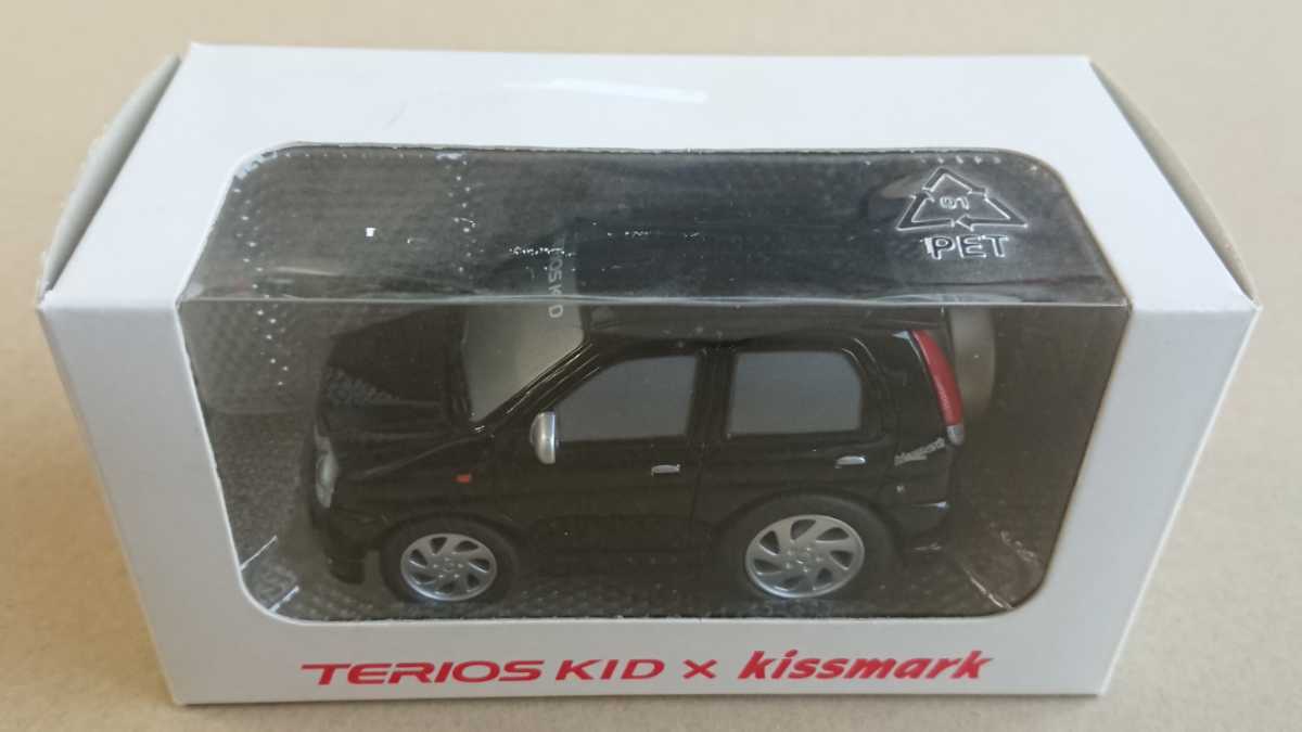 ミニカー テリオスキッド キスマーク ブラック プルバックカー カラー