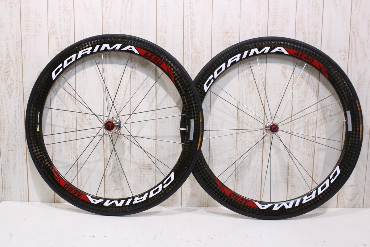 並品】Corima Aero チューブラー 700c Shimano 11s ホイール