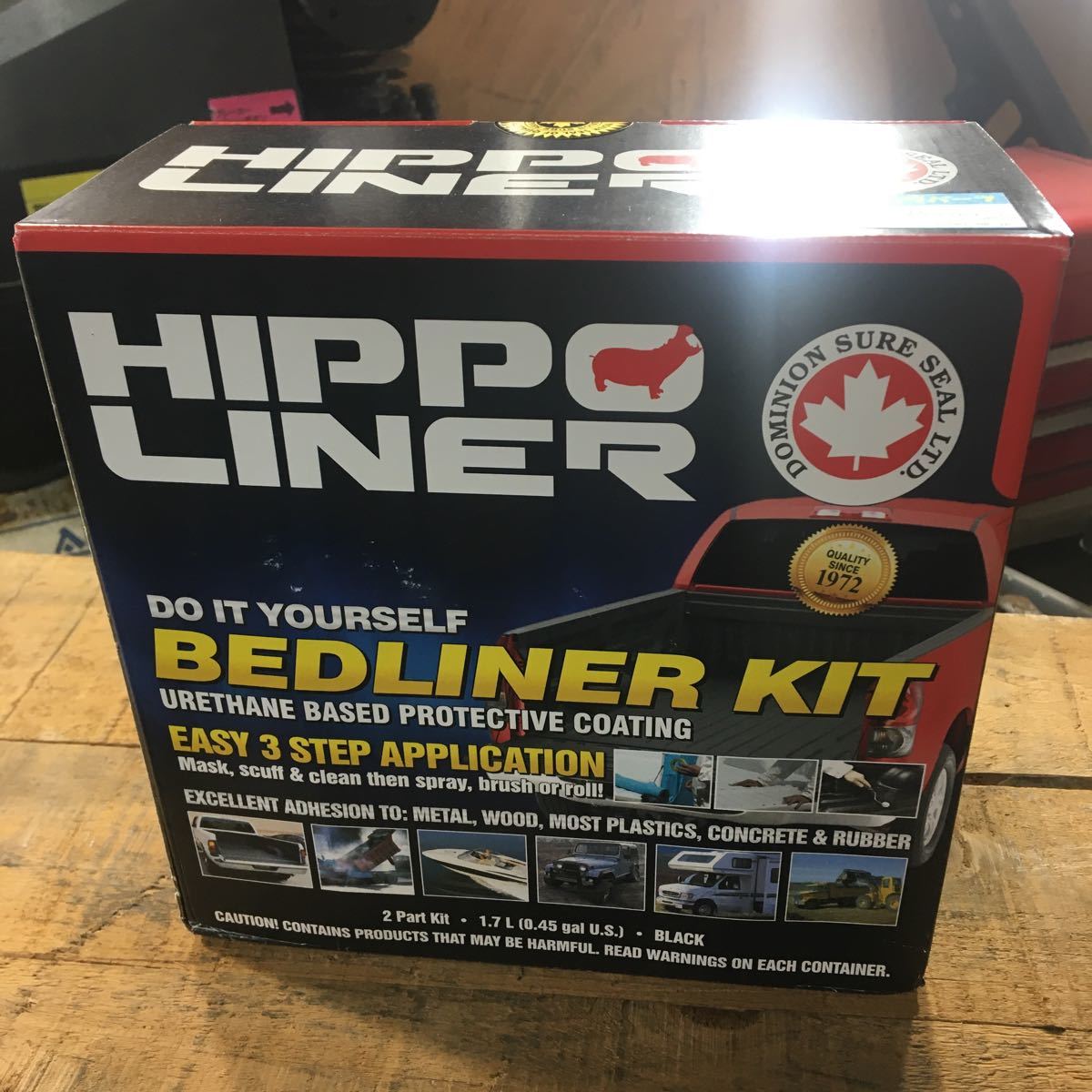 ヒッポーライナートラック荷台塗料　防錆 ペンキ防錆剤HIPPO LINER 2箱 ヒッポーライナートラック荷台塗料防錆 ペンキ防錆剤HIPPO LINER 2箱