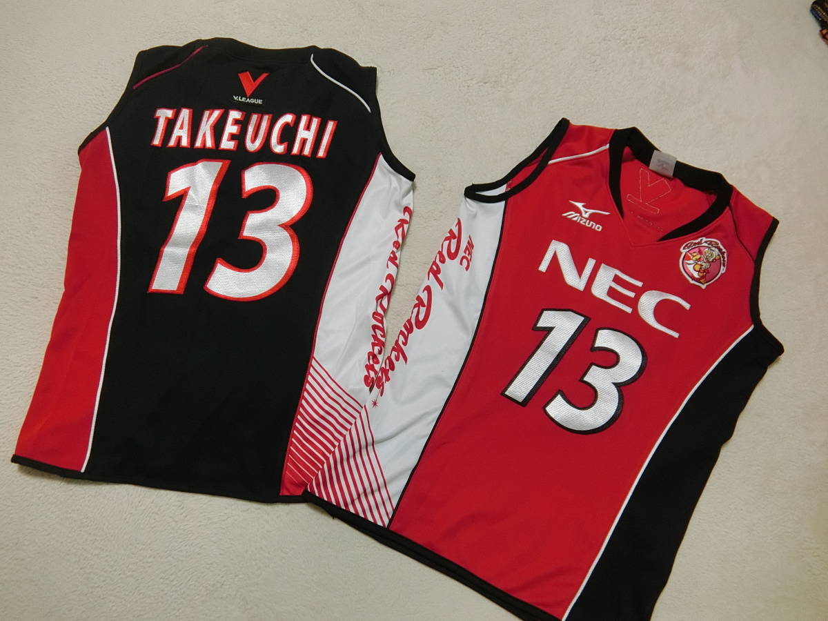 NECレッドロケッツ】バレーボールユニフォーム竹内沙耶歌Vリーグ