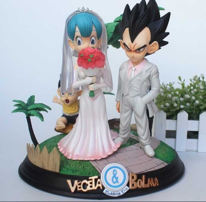 ドラゴンボール ブルマ ベジータ 悟空 チチ 4体セットフィギュア
