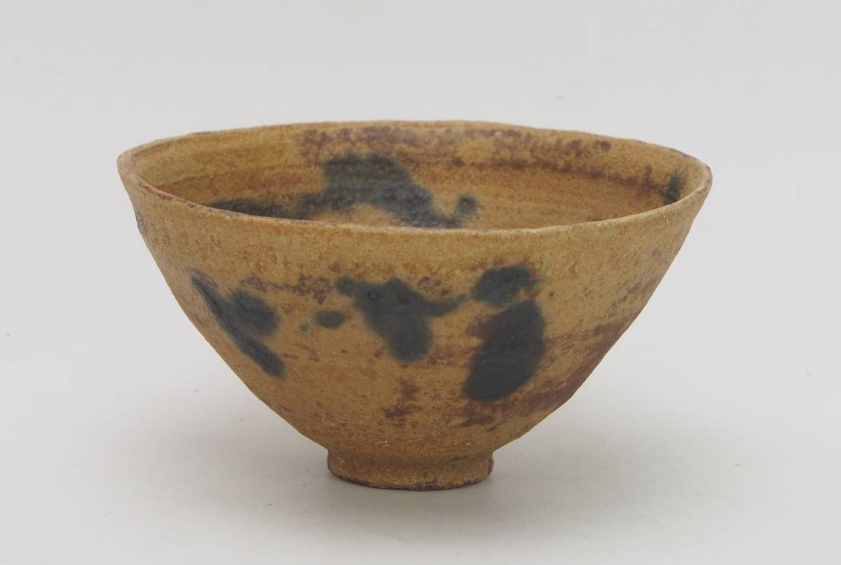 AZ-001 陶工 加藤高宏 黄瀬戸 茶碗 共箱 美品 茶道具 /検 加藤唐九郎