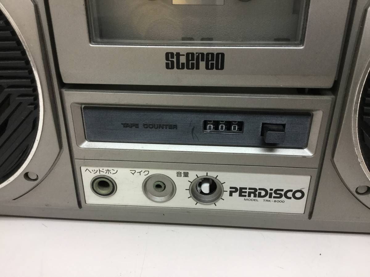 HITACHI 日立 ラジカセ PERDISCO TRK-8000 パディスコ 未確認 本体のみ