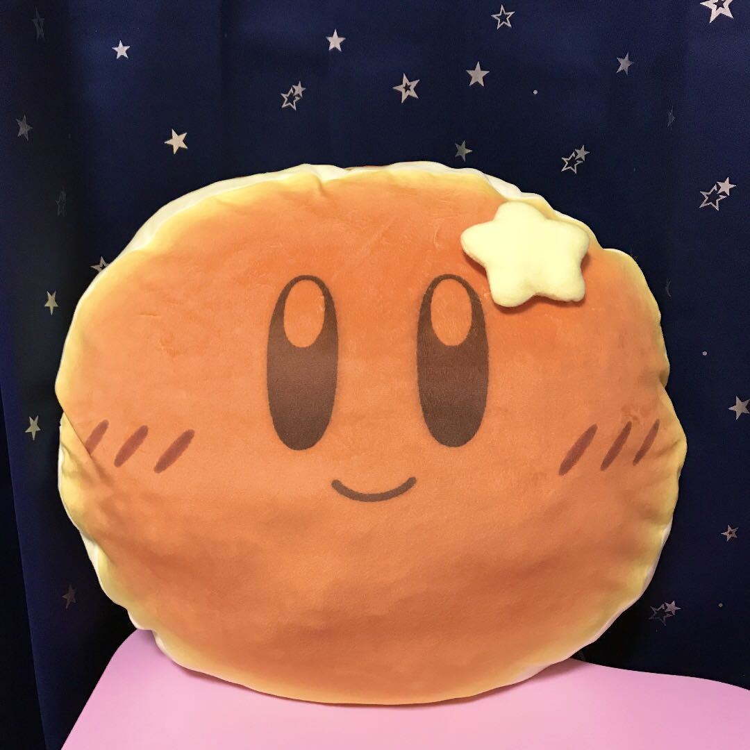 新品】新品☆ 星のカービィ スイーツクッション ホットケーキ