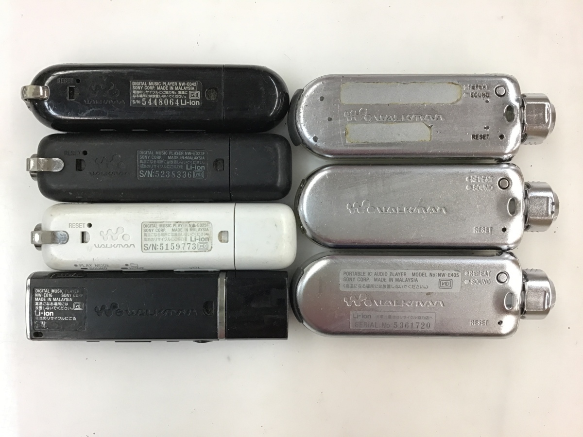 SONY WALKMAN NW-E042 NW-E025F NW-E016 NW-E405 他 MP3プレーヤー 7点
