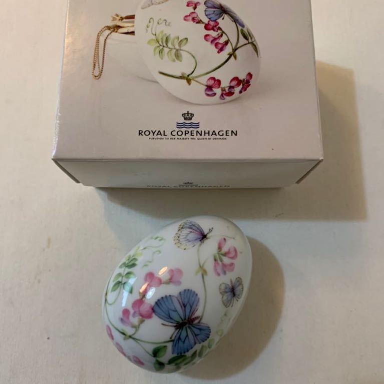 新品】☆即決 未使用品 ロイヤルコペンハーゲン ボンボニエール エッグ
