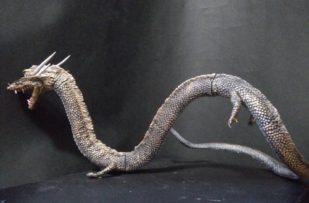 ゴジラ怪獣フィギュア 初代マンダ リペイント完成品の落札情報詳細