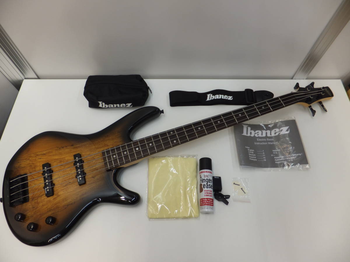 Ibanez GIO Soundgear エレキベース　黒　ケース付 美品】Ibanez アイバニーズ Gio soundgear エレキベース