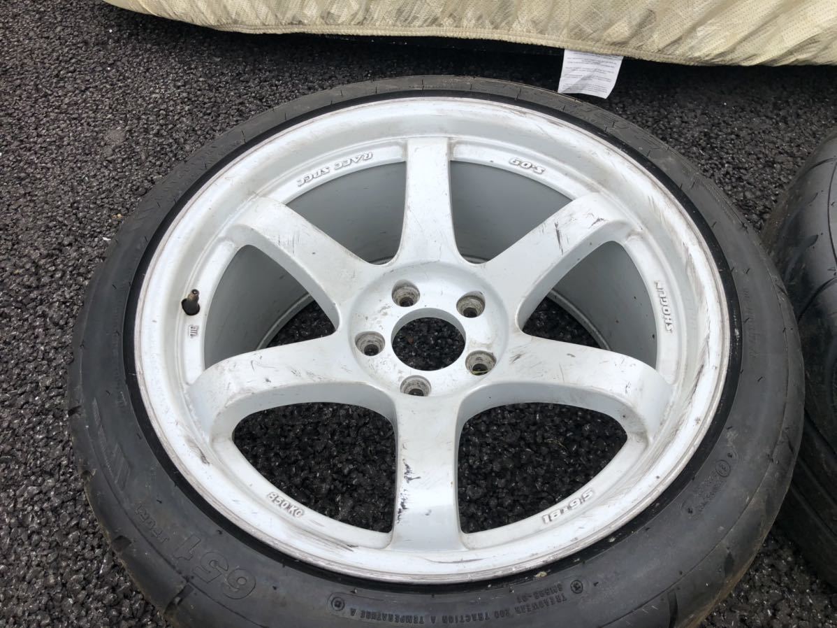 中古 ジャンク SHOGUN 18インチ 9.5J＋20 アクセレラ 265/35/18 将軍 