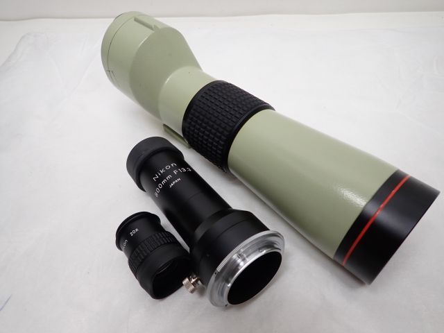 単眼鏡 nikon ed50 + Nikon 800mm F13.3*2 フィールドスコープ ED50