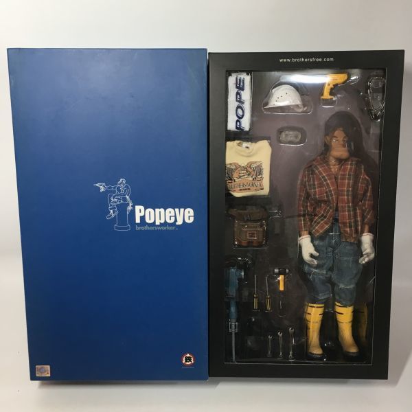 送M】1円～ 鉄人兄弟 Popeye ホットトイズ Brothersworker Hot Toys