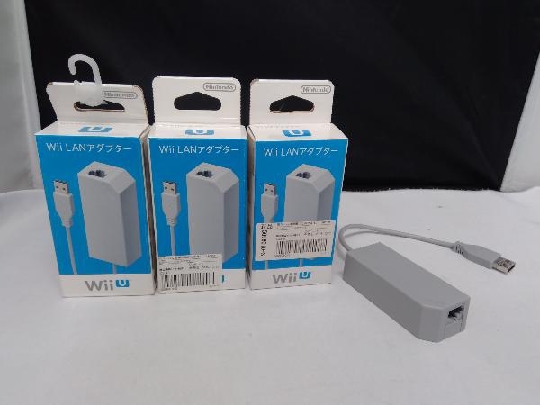 ジャンク Wiiu Wii Lanアダプター 4点セット の落札情報詳細 ヤフオク落札価格情報 オークフリー スマートフォン版