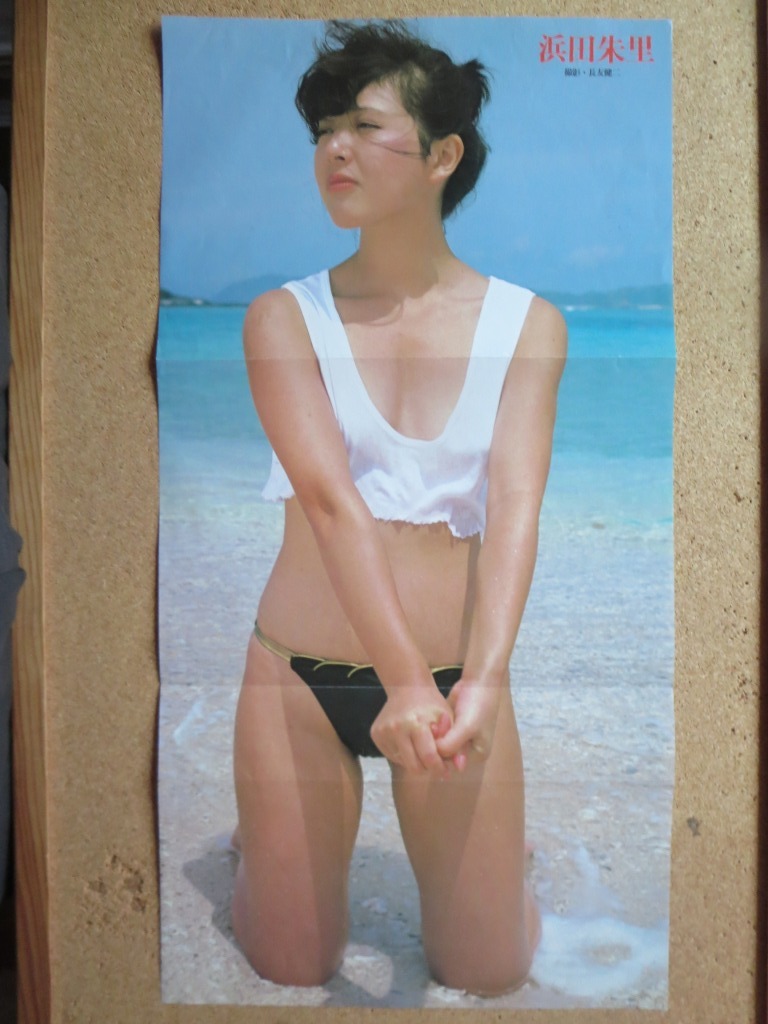 昔のアイドルセクシー写真 ８０年代アイドル歌手・女優】浜田朱里 ２１歳 セクシーショット ２３ページ切抜き＋両面ポスター２枚の落札情報詳細 -  Yahoo!オークション落札価格検索 オークフリー