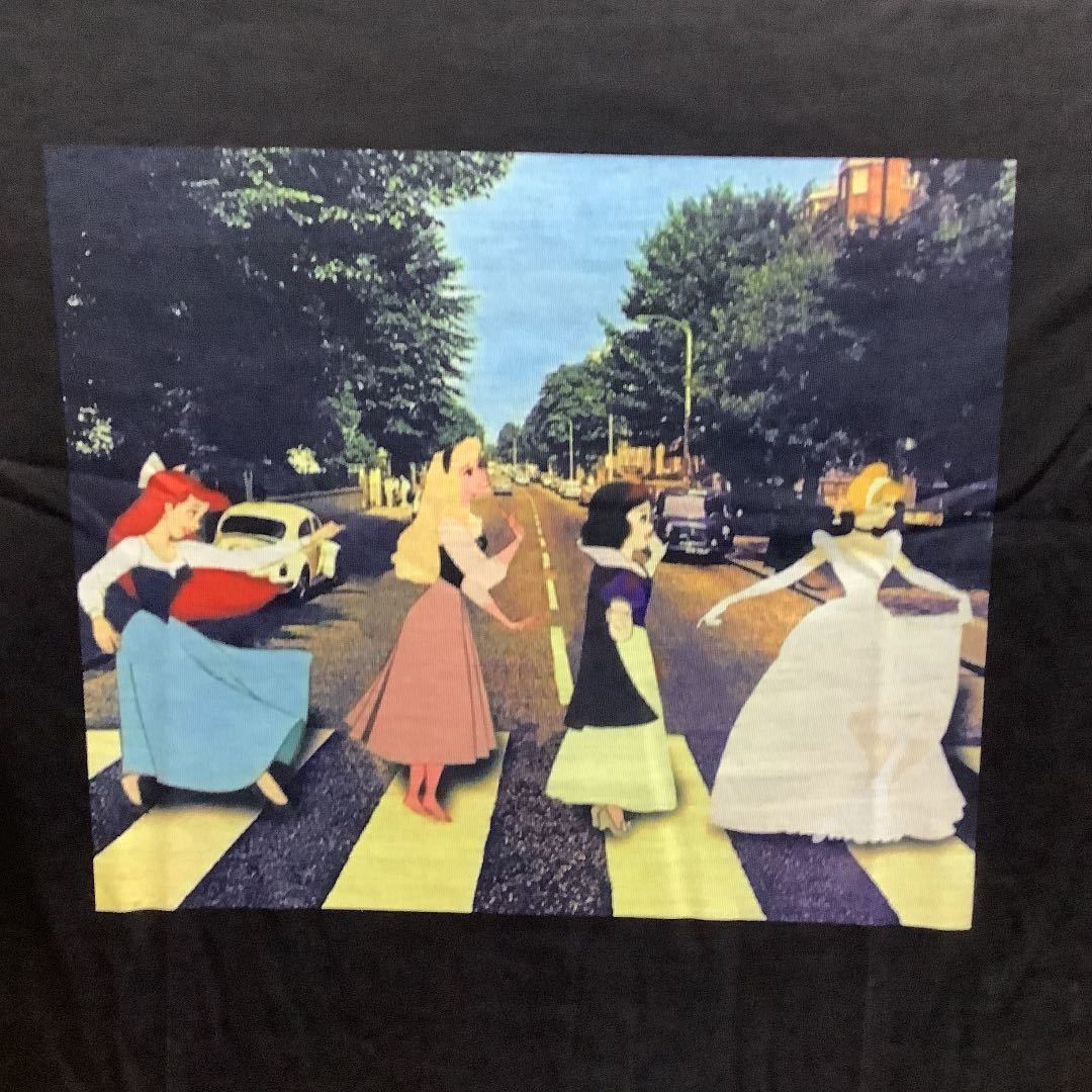 夏準備 Srmb1 デザインtシャツ Mサイズ アビイロード ディズニープリンセス アリエル オーロラ姫 白雪姫 シンデレラ パロディtシャツ 送料無料小型宅配便 ファッション メンズファッション Www Writeawriting Com