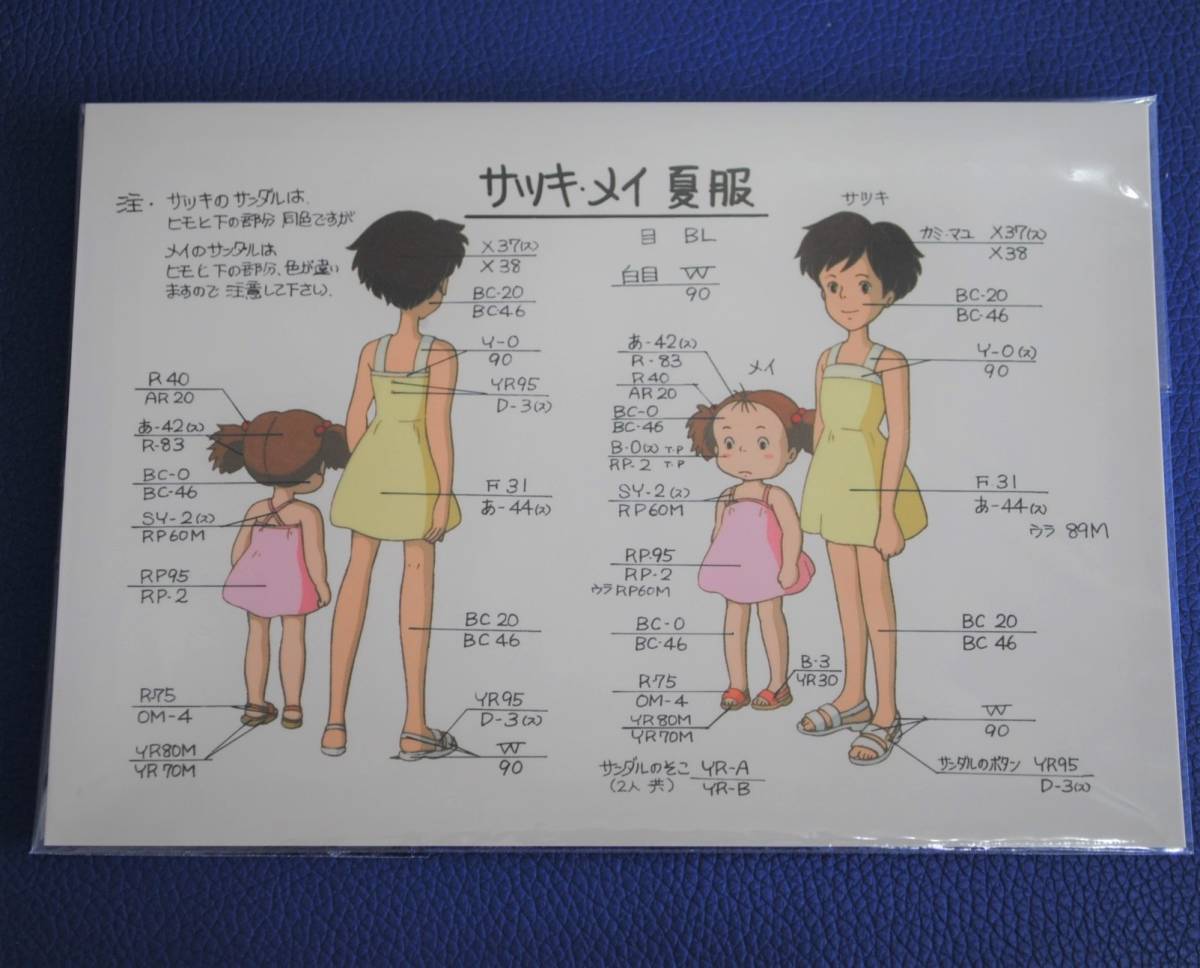非売品】「となりのトトロ」 イメージボード 宮崎駿 水彩 非売品