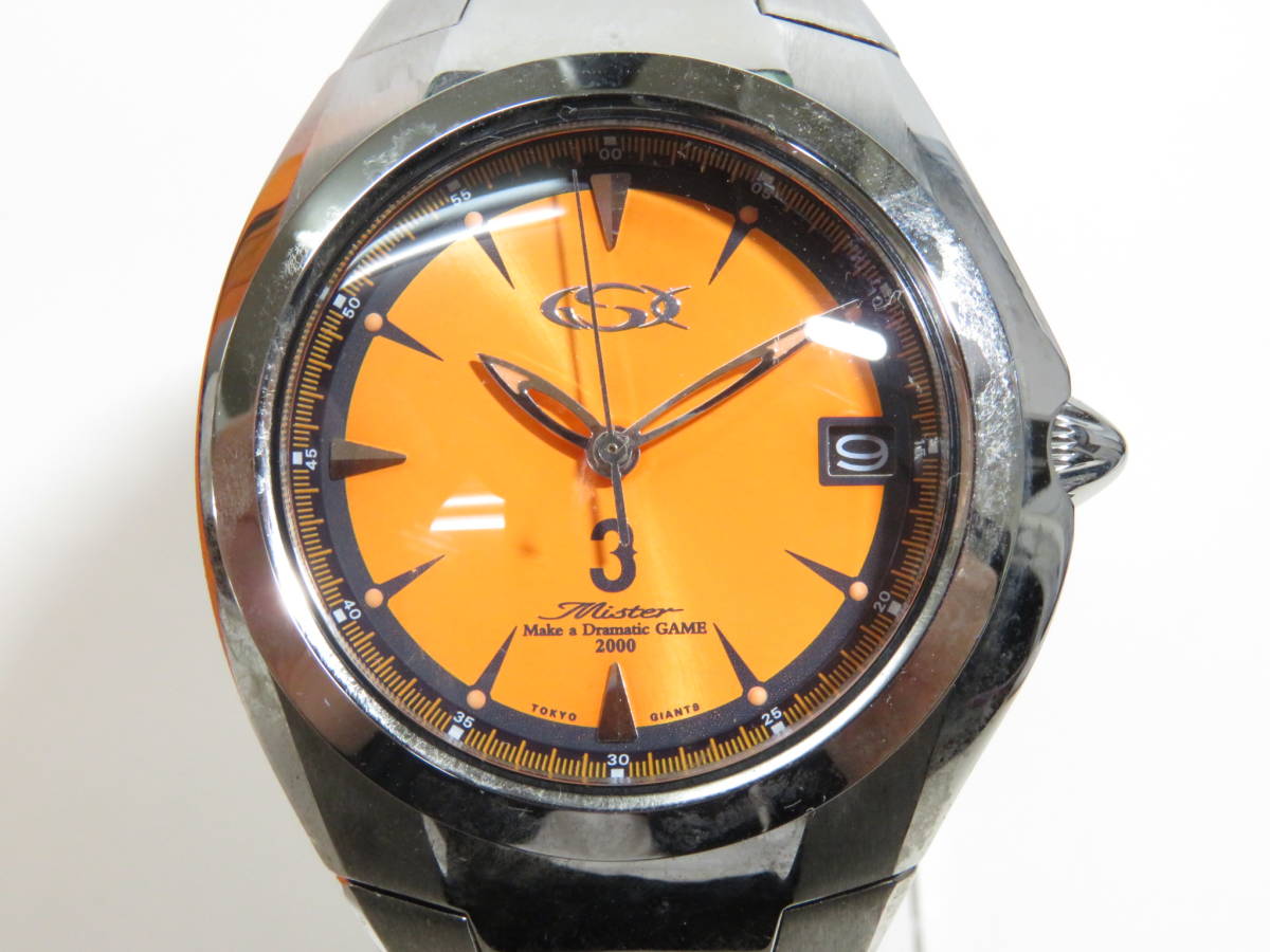 傷や汚れあり】06693 小404-051 腕時計 長嶋茂雄 GSX902G03 巨人 2000