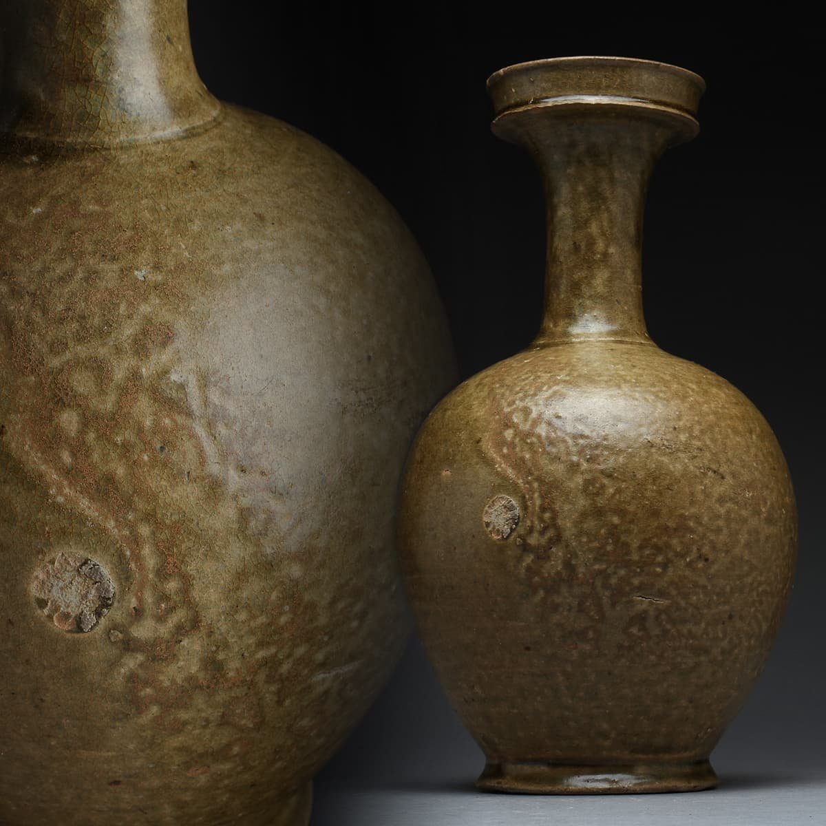 A11240 李朝 青磁 徳利 古陶磁 李朝青磁徳利22