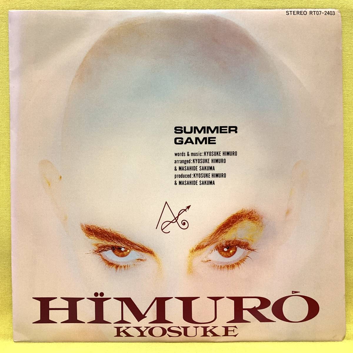 HIMURO KYOSUKE SUMMER GAME ポスター SUMMER GAME - 氷室京介 ⁄ Yahoo!オークション YouTube やや傷や汚れ