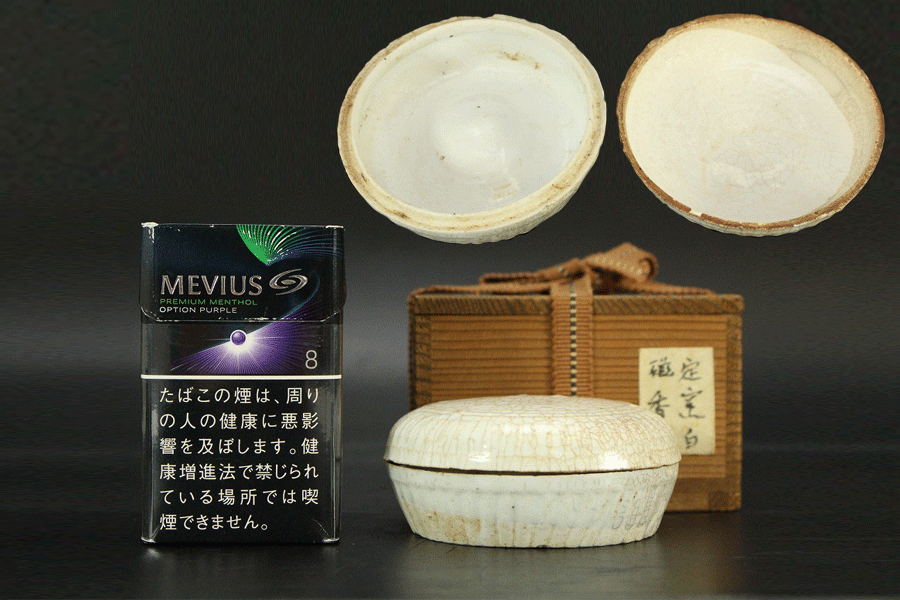 大幸] 中国美術 省胎七宝魚倣香合 蓋物 希少良品 古い！！ 古玩 唐物