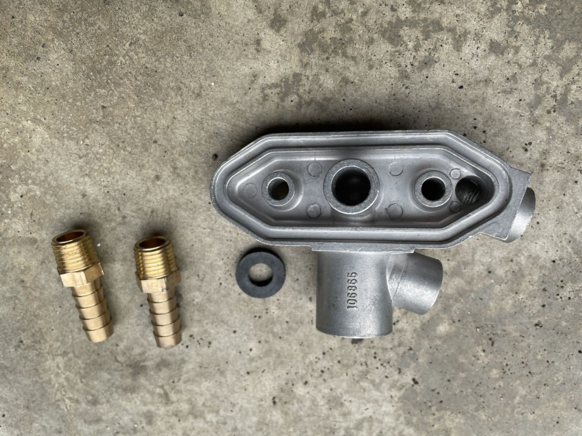 ロックハート LOCKHART 品番：233984 メッキ オイルクーラー