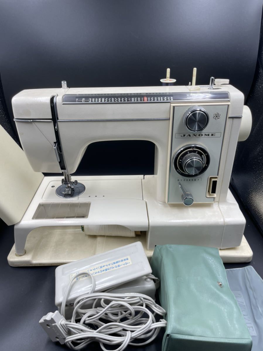ジャノメミシン 815 型 フットコントローラー 説明書付き 通電